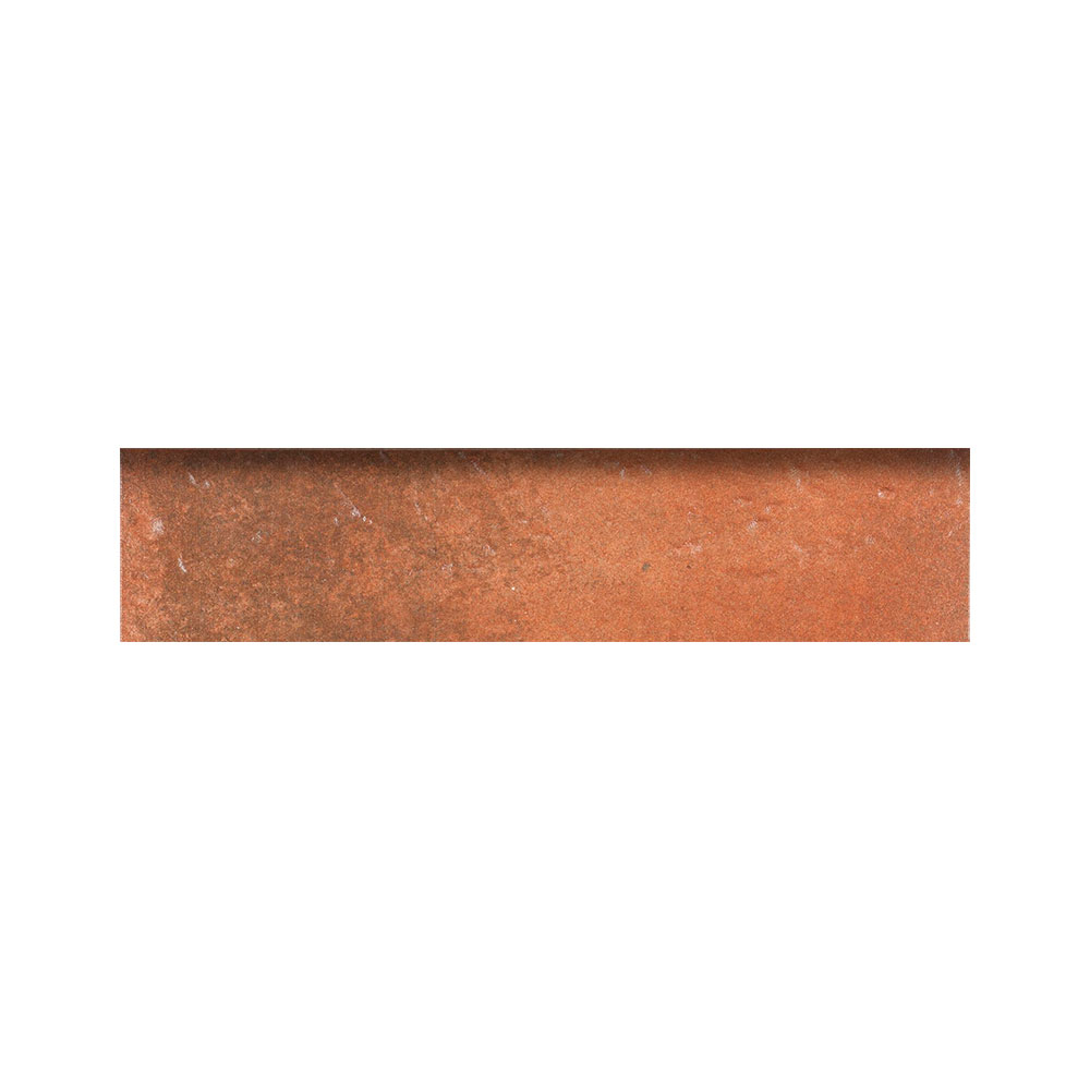 Klinker Antic Skirting Board Orange Matt 24x8 cm